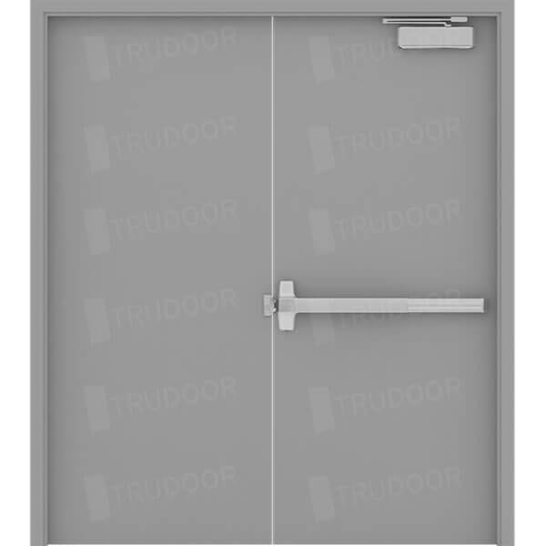 Commercial Steel Double Doors Hollow Metal Door Pair