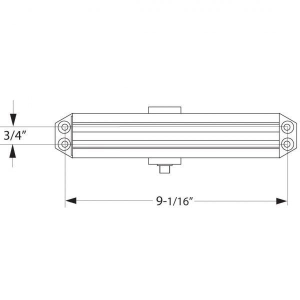 Door Closer Hole Pattern