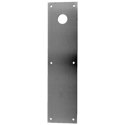 DonJo CFK71 Push Plate w/ Deadbolt Hole 4″ x 16″ x .050″