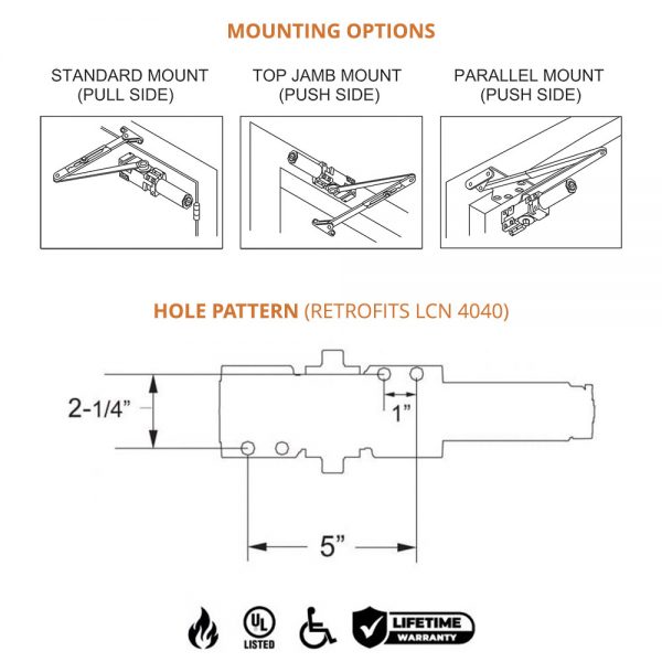 TDC-400-Mounting-Options-and-Hole-Pattern TDC-400-Mounting-Options-and-Hole-Pattern