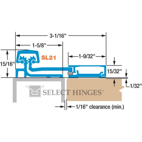 Select Hinges SL21 SD 83 Geared Full Surface Continuous Hinge Standard Duty Dark Bronze 780-210 FS MCK22 Fire Rating Swing-Clear Action Removable Door Leaf Cover Select Hinges SL21 SD 83 Geared Full Surface Continuous Hinge Standard Duty Dark Bronze 780-210 FS MCK22 Fire Rating Swing-Clear Action Removable Door Leaf Cover