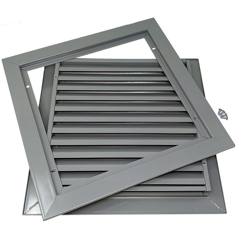 Air Louvers 800A1 Steel Door Louver with Inverted Y Blades