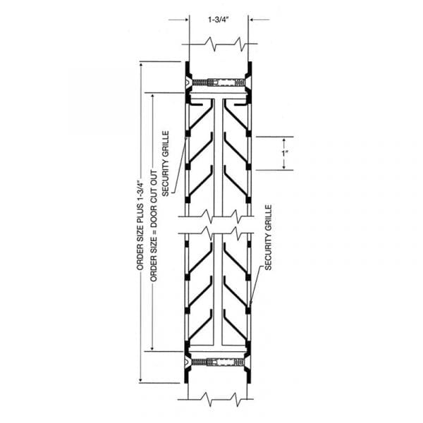 Air Louvers 1500AHR HurricaneRated Louver with Inverted Y Blades