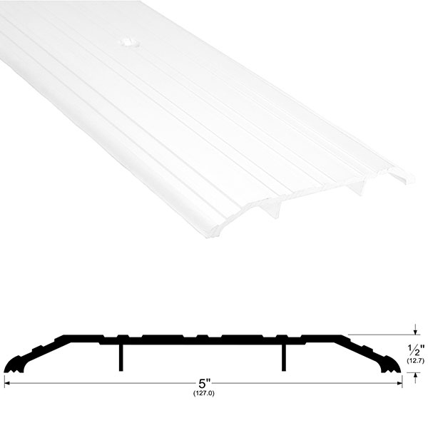 pemko-171wsp-commercial-saddle-threshold-white-suede-powder-coat