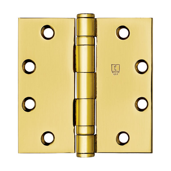 Hager BB1279 4.5" x 4.5" Full Mortise Five Knuckle Ball Bearing Hinges