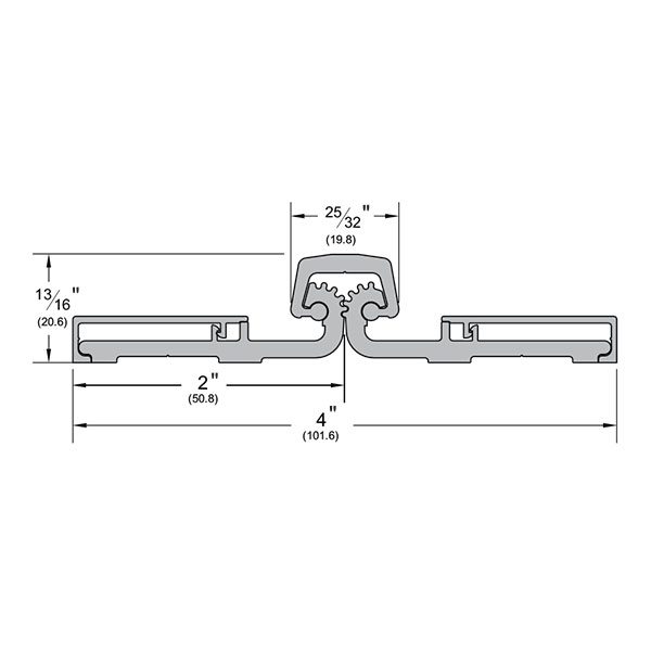 Pemko _FS_BPHD1 Full Surface Balance Pivot Continuous Gear Hinge