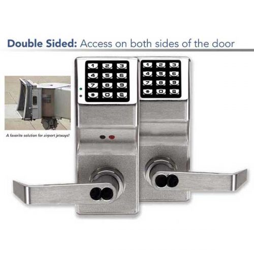 Alarm Lock DL5200IC Trilogy DoubleSided Digital Keypad Lock for SFIC