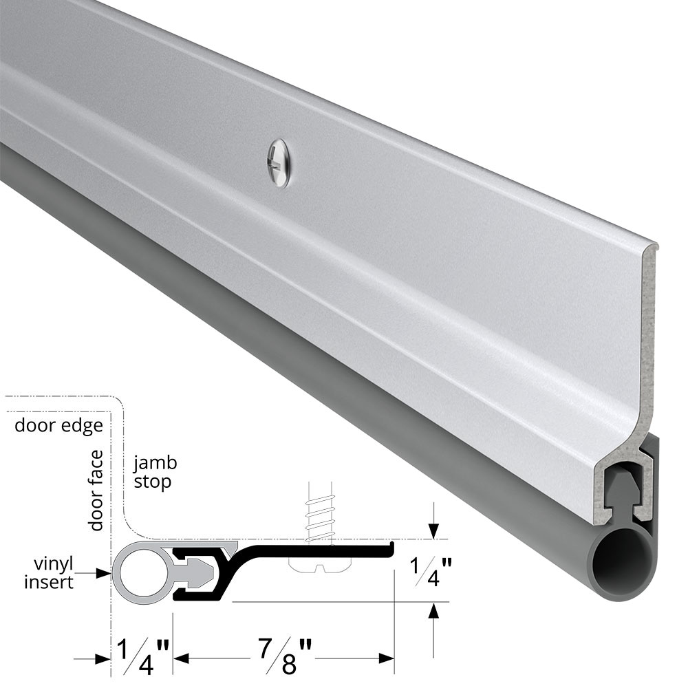 Trudoor-TD-PG-AL-Aluminum-Perimeter-Gasketing-for-Commercial-Doors