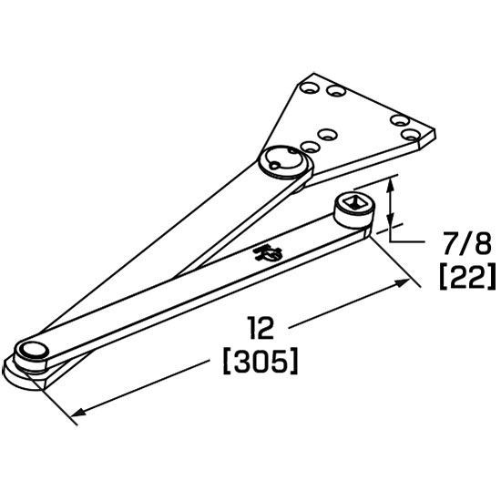 Best EHD9016 SPA90 Door Closer with Super Parallel Arm